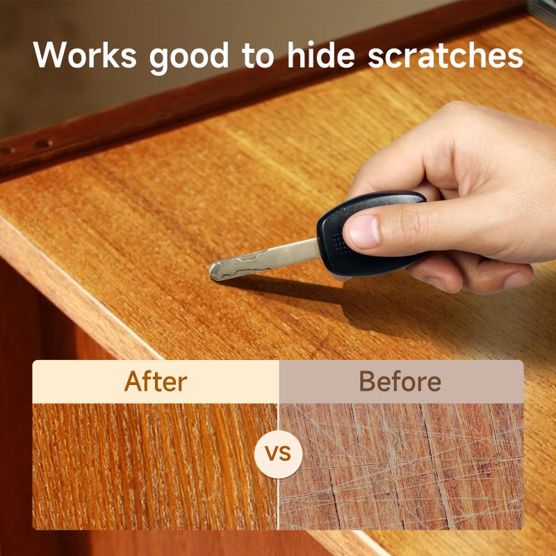 MOLLOR Wood Stain Water Based, Multiple Finishes Wood Oil for Indoor and Outdoor Furniture, Wood Paneling, Cabinets and More, Fast Drying, Low Odor (16oz, Black Sandalwood with Tools) - Image 3